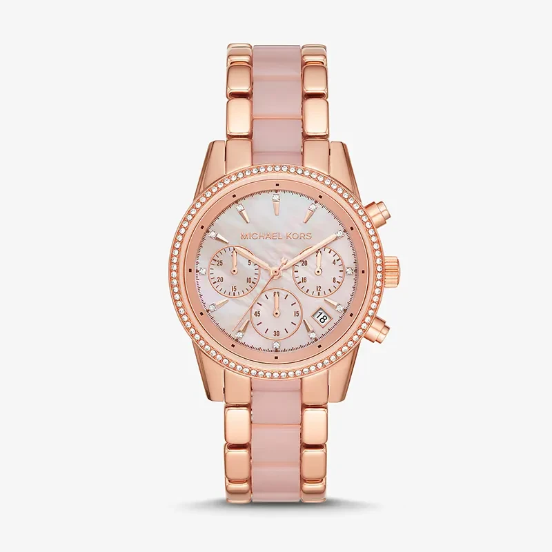 Michael Kors Ritz Chronograph MOP Dial Ladies Watch | MK6769