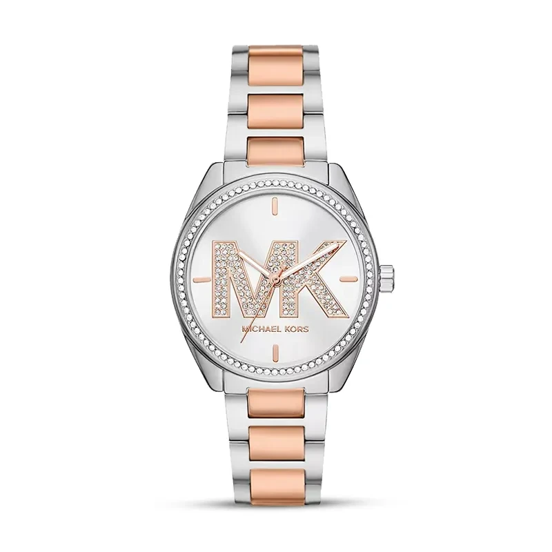 Michael Kors Janelle Silver Dial Two-Tone Ladies Watch | MK7383