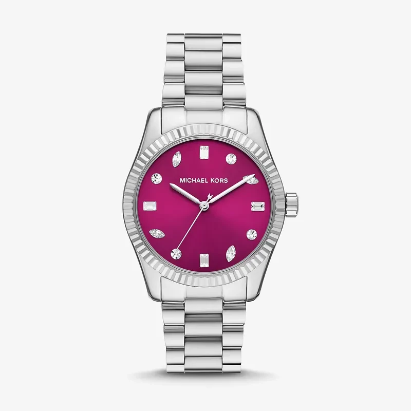 Michael Kors Lexington Pavé Pink Dial Ladies Watch | MK7443