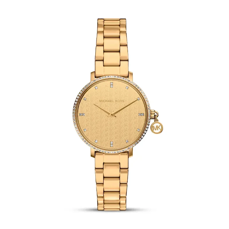 Michael Kors Mini Pyper Gold-Tone Ladies Watch | MK7572