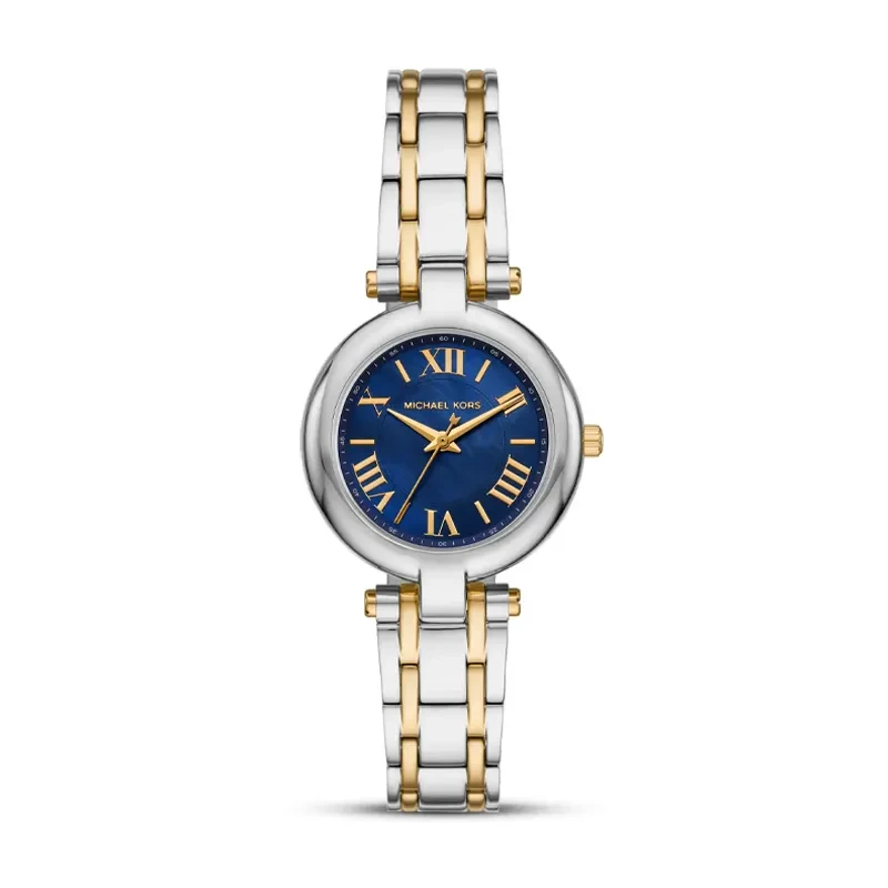 Michael Kors Laney Two-Tone Blue Dial Ladies Watch | MKO1085