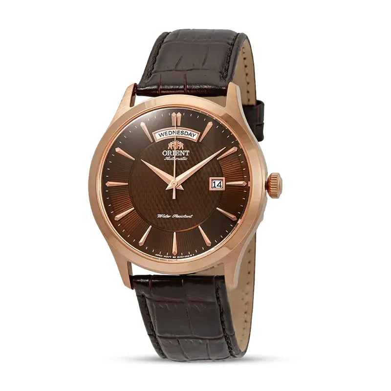 Orient Classic Automatic Day Date Brown Dial Men's Watch | FEV0V002TH