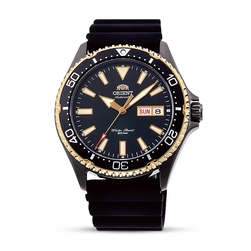 Orient Kamasu Automatic Black Dial Men's Watch | RA-AA0005B