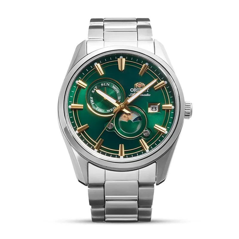 Orient Stretto Day & Night Green Dial Automatic Men's Watch | RA-AK0314E