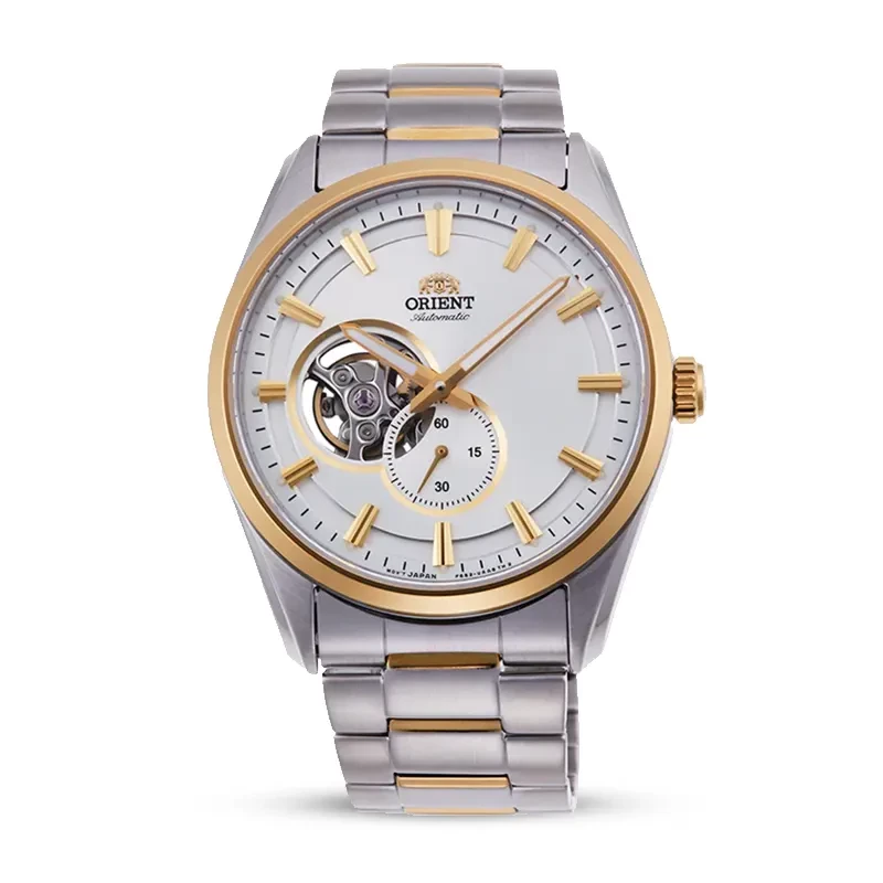 Orient Contemporary Semi-skeleton White Dial Men's Watch | RA-AR0001S