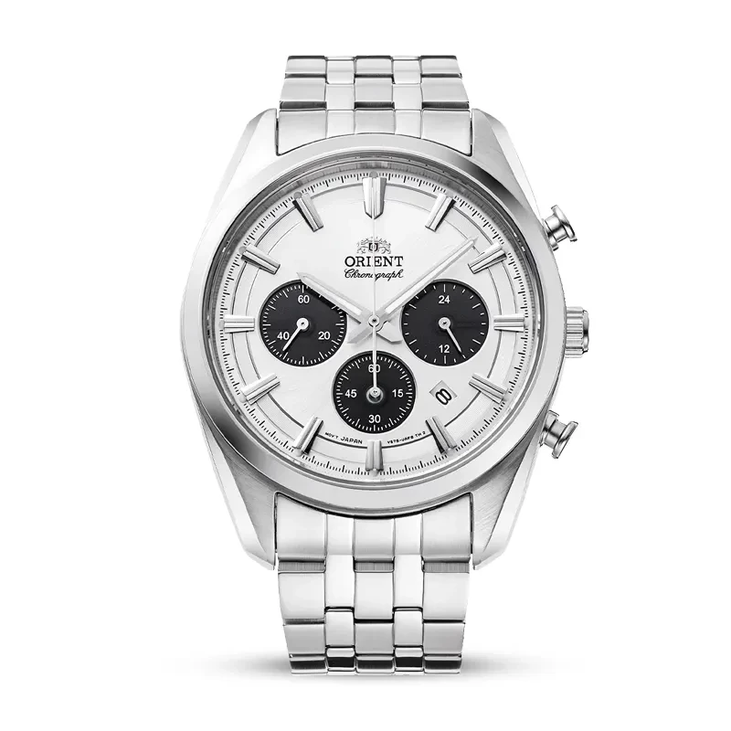 Orient Contemporary Solar Chronograph Panda Dial Men's Watch | RA-TX0305S