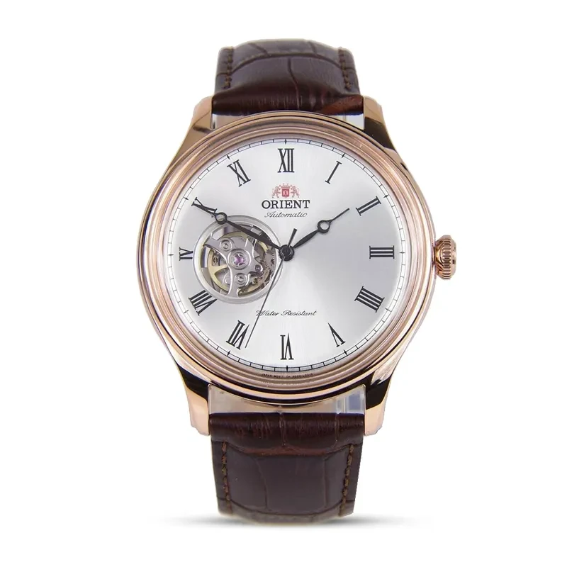 Orient Open Heart Automatic Champagne Dial Men's Watch | AG00001S