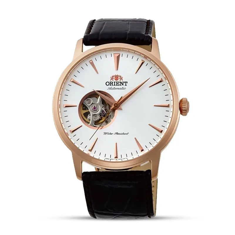 Orient Envoy Contemporary Open Heart White Dial Automatic Men's Watch | AG02002W