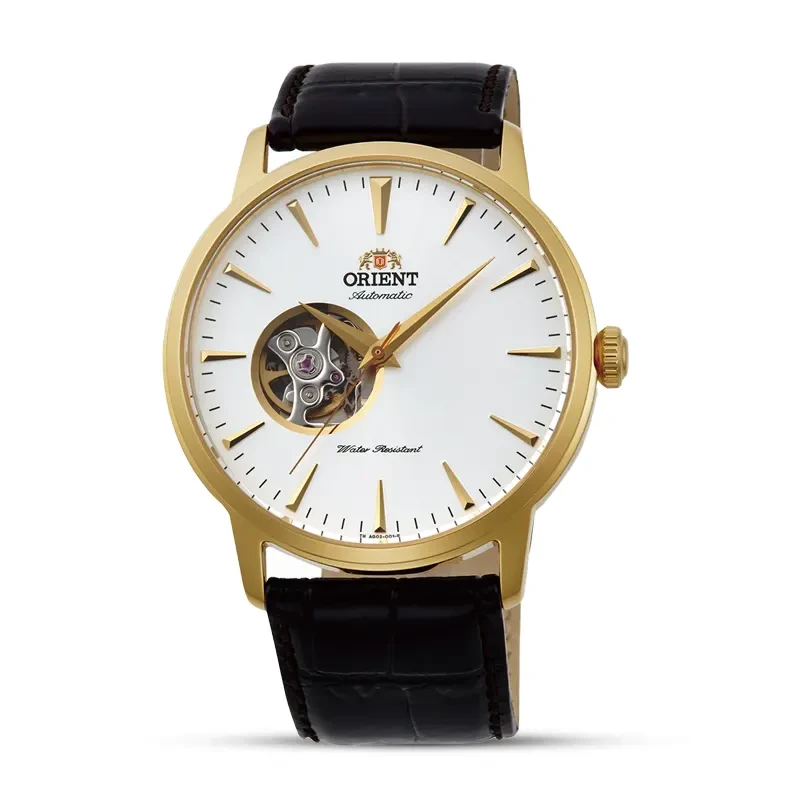 Orient Contemporary Open Heart White Dial Automatic Men's Watch | AG02003W