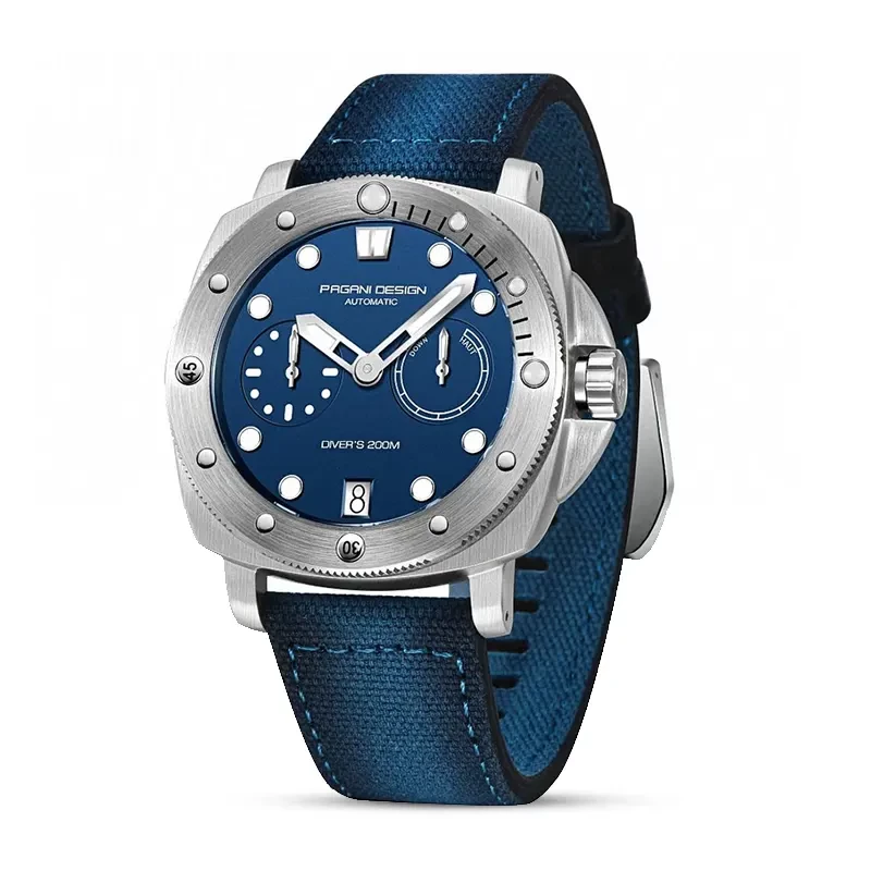 Pagani Design PD-1767 Diver's 200M Automatic Blue Men's Watch