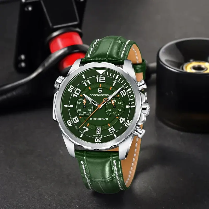 Pagani Design Chronograph Green Dial Men's Watch | PD-1811