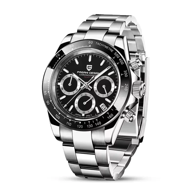 Pagani Design PD-1644 Daytona Black Dial Men's Watch