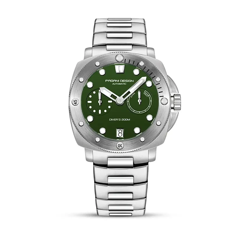 Pagani Design Diver's 200M Green Dial Men's Watch | PD-1767