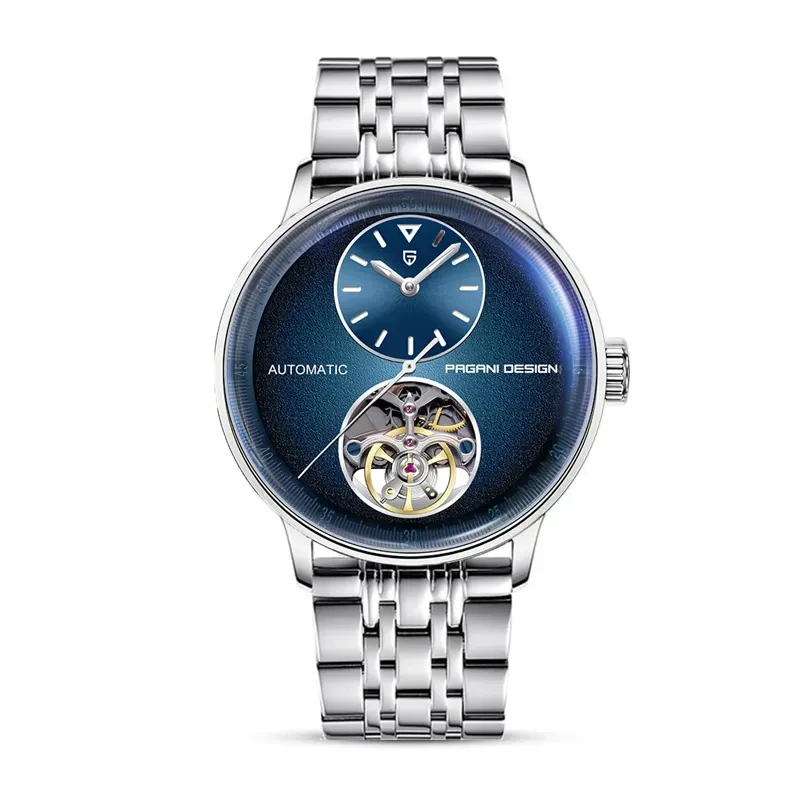 Pagani Design PD-1796 Tourbillon Blue Dial Automatic Men's Watch