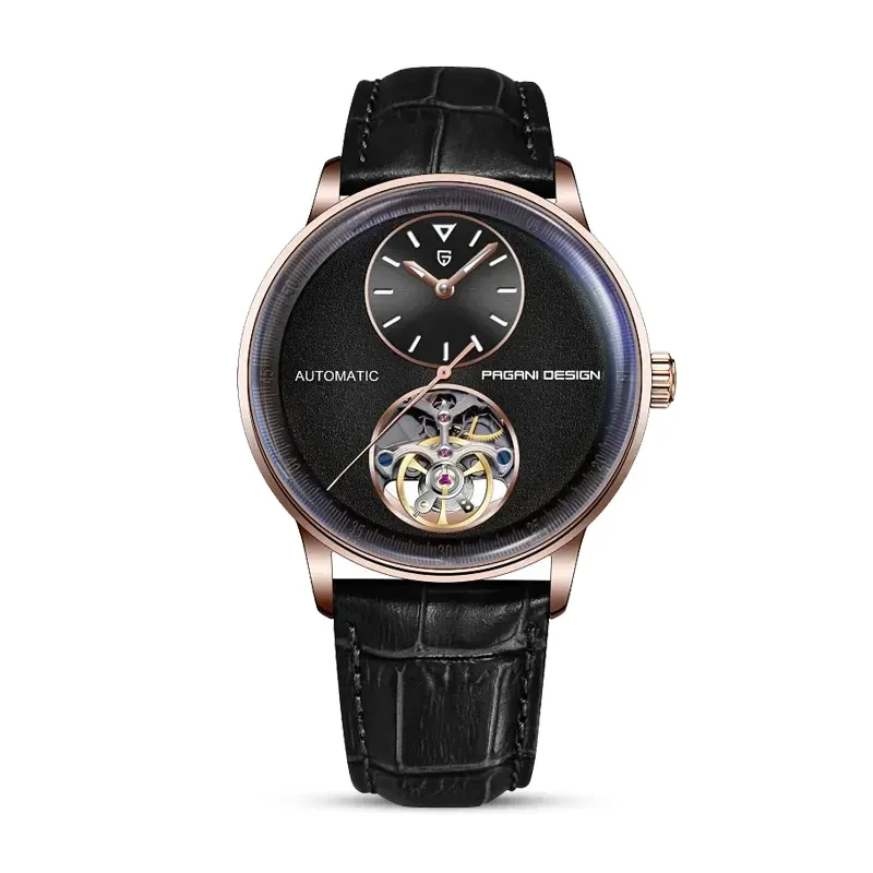 Pagani Design Tourbillon Black Dial Automatic Men's Watch | PD-1796