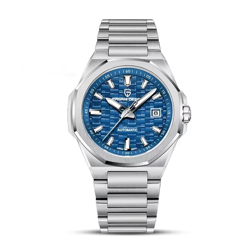 Pagani Design Texture Blue Dial Automatic Men's Watch | PD-YS023