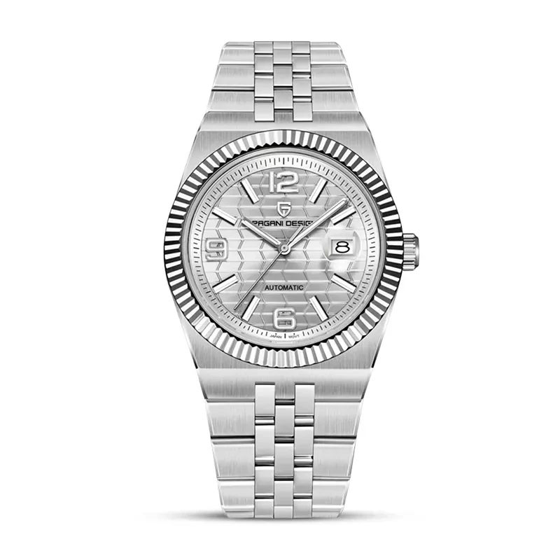 Pagani Design Land Dweller Silver Dial Men's Watch | PD-YS027