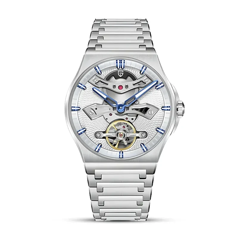 Pagani Design Tourbillon Silver Dial Automatic Men's Watch | PD-YS028