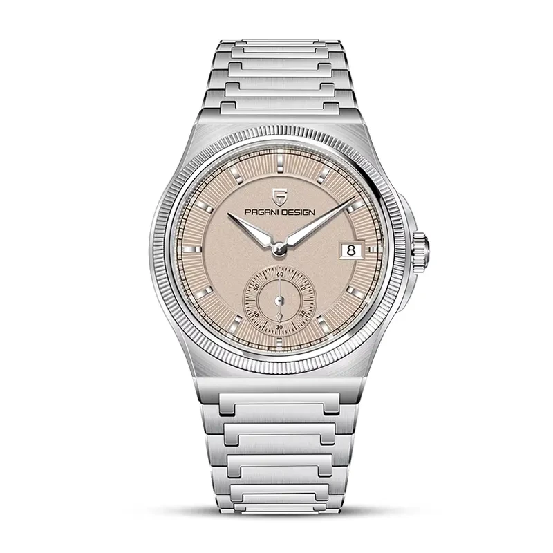 Pagani Design Octagonal Champagne Textured Dial Automatic Men's Watch | PD-YS029