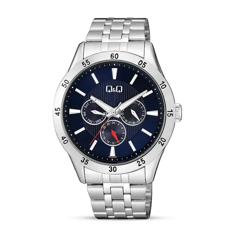 Q&Q CE02J202Y Multi-Function Blue Dial Men's Watch