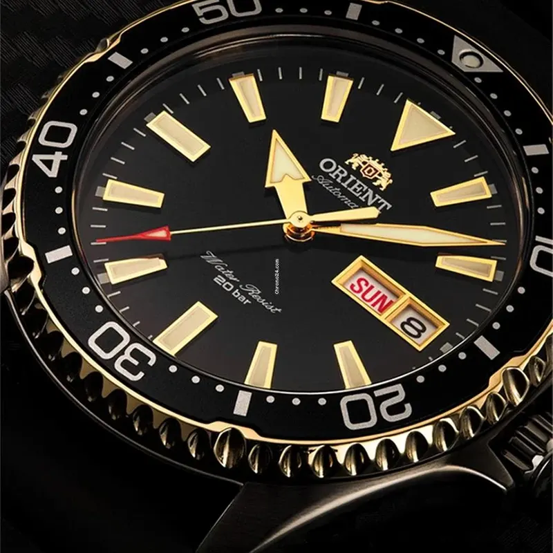 Orient Kamasu Automatic Black Dial Men's Watch | RA-AA0005B