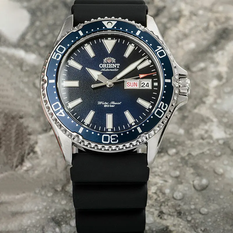 Orient Kamasu Automatic Blue Dial Men's Watch | RA-AA0006L