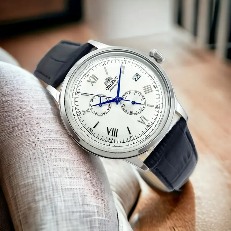 Orient Bambino Version 8 Automatic White Dial Men's Watch | RA-AK0701S