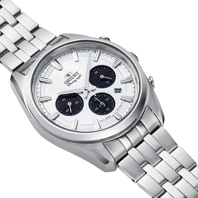 Orient Contemporary Solar Chronograph Panda Dial Men's Watch | RA-TX0305S