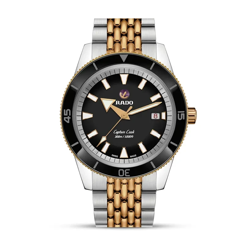 Rado Captain Cook Automatic Black Dial Men's Watch | R32137153