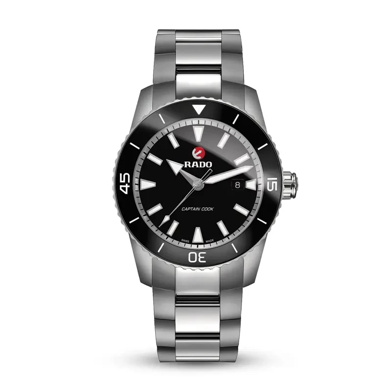 Rado Hyper Chrome Captain Cook Automatic Black Dial Men's Watch | R32501153