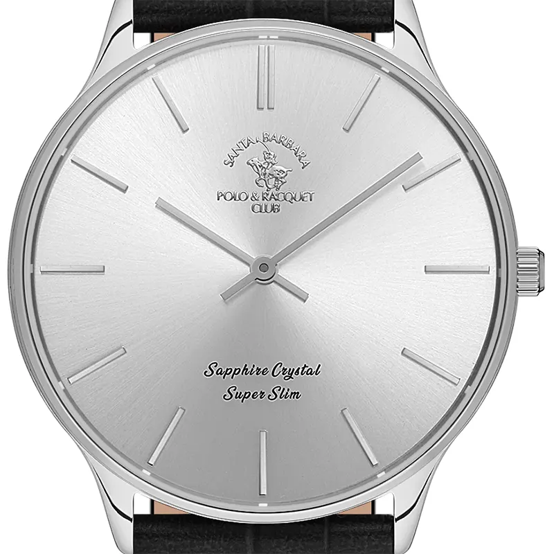 Santa Barbara Polo & Racquet Club Silver Dial Men's Watch | SB.1.10603-1
