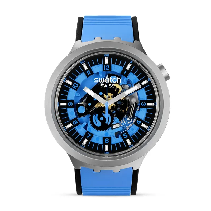 Swatch Big Bold Irony Azur Blue Daze Watch | SB07S106