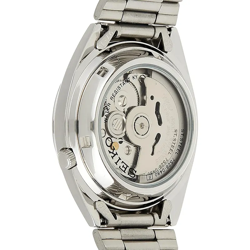 Seiko Automatic Black Dial Day Date Men's Watch SNXS79K