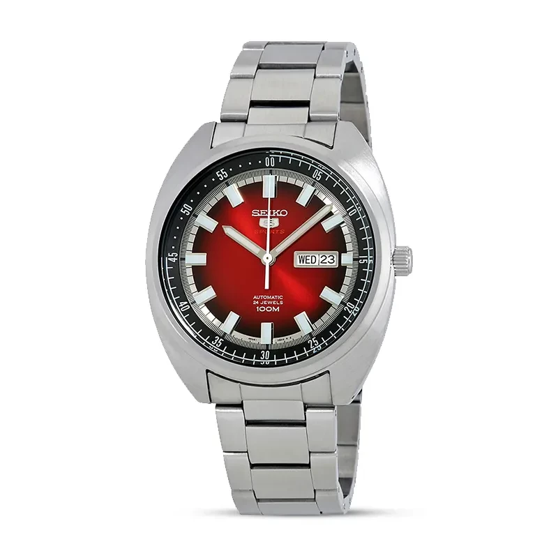 Seiko 5 Sports Turtle Automatic Red Dial Men’s Watch | SRPB17