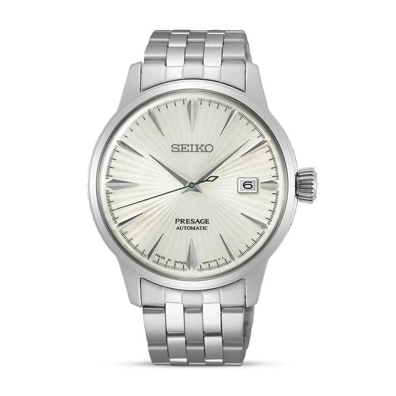 Seiko Presage Cocktail Time Silver Dial Men's Watch | SRPG23J1