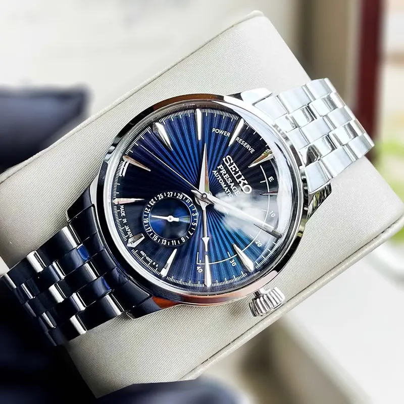 Seiko Presage Cocktail Time 'Blue Moon' Blue Men's Watch | SSA347J1