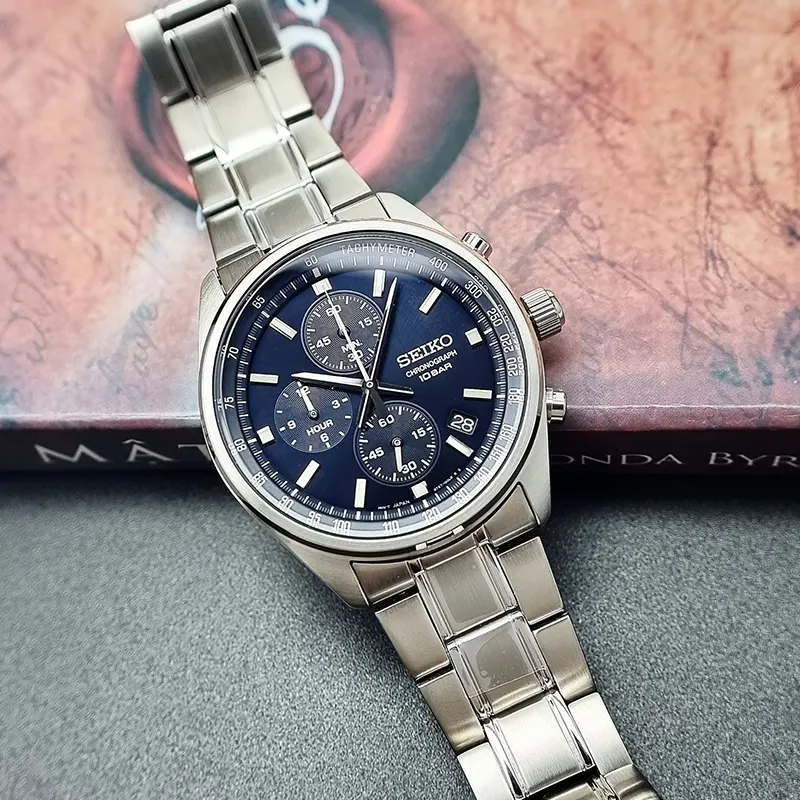 Seiko Conceptual Chronograph Blue Dial Men’s Watch | SSB377P1
