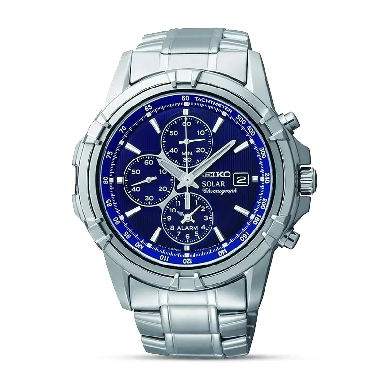 Seiko Solar Chronogrph Blue Dial Men’s Watch | SSC141P1