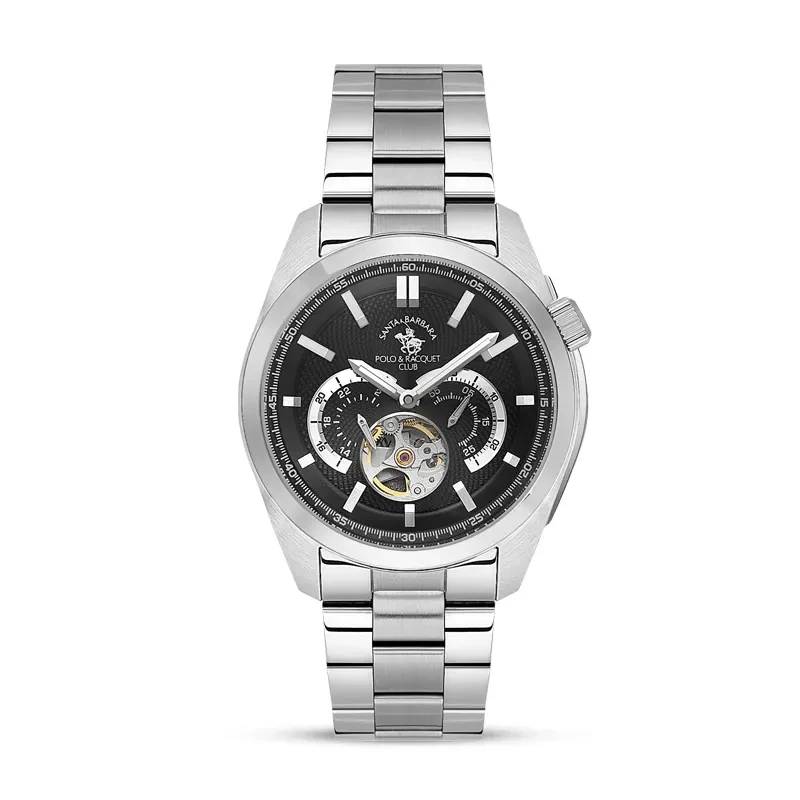 Santa Barbara Polo & Racquet Club Automatic Blue Dial Men's Watch | SB.1.10628-3