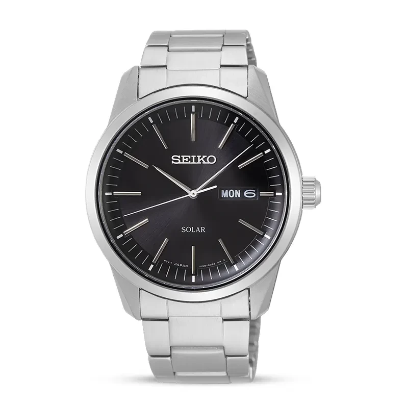 Seiko Solar Conceptual Black Dial Men's Watch | SNE527P1