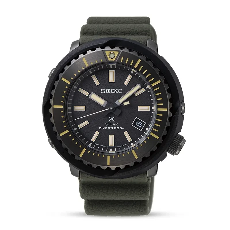 Seiko Prospex Diver's Street Series Solar Black Dial Men's Watch | SNE543P1