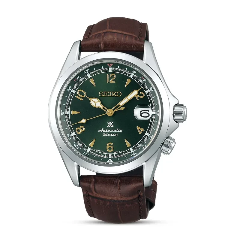 Seiko Prospex 'Alpinist' Compass Green Dial Men's Watch | SPB121J1