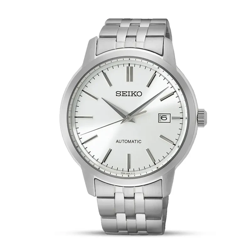 Seiko Essentials Silver Dial Dress Automatic Men’s Watch | SRPH85K1