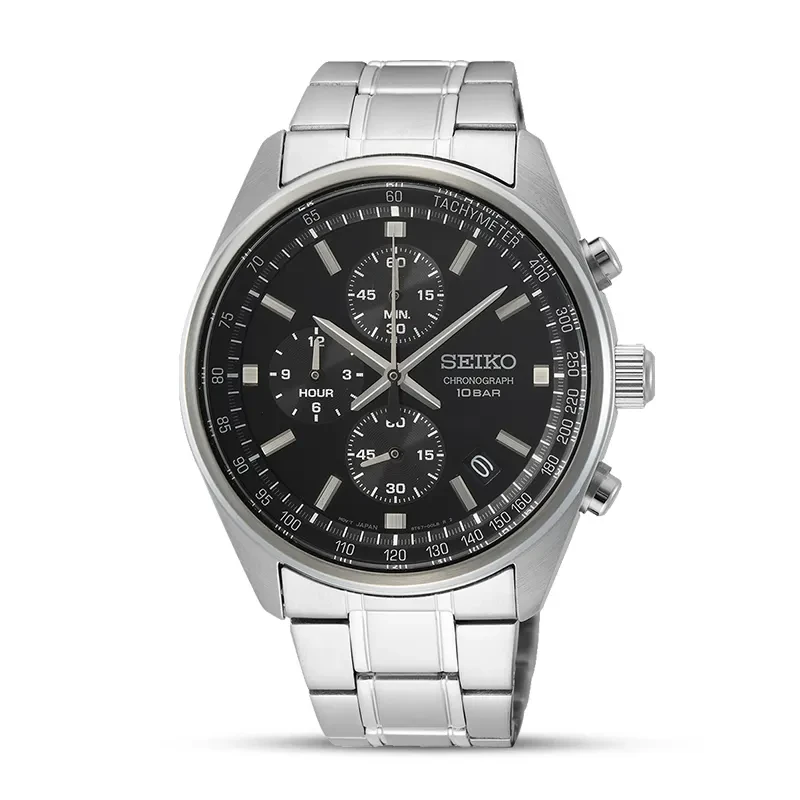 Seiko Conceptual Chronograph Black Dial Men’s Watch | SSB379P1