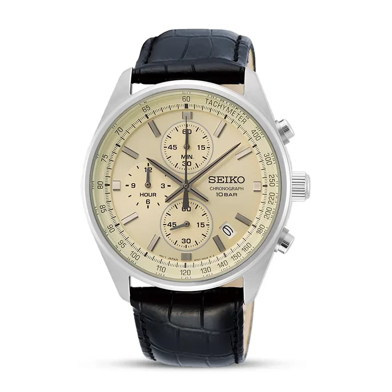 Seiko Conceptual Chronograph Champagne Dial Men’s Watch | SSB383P1