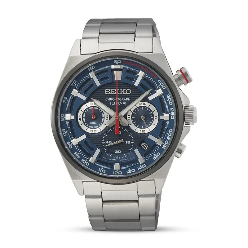 Seiko Classic Chronograph Blue Dial Men’s Watch | SSB407P1