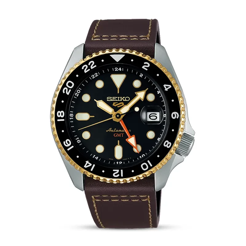 Seiko 5 Sports SKX Series GMT Black Dial Men’s Watch | SSK036K1