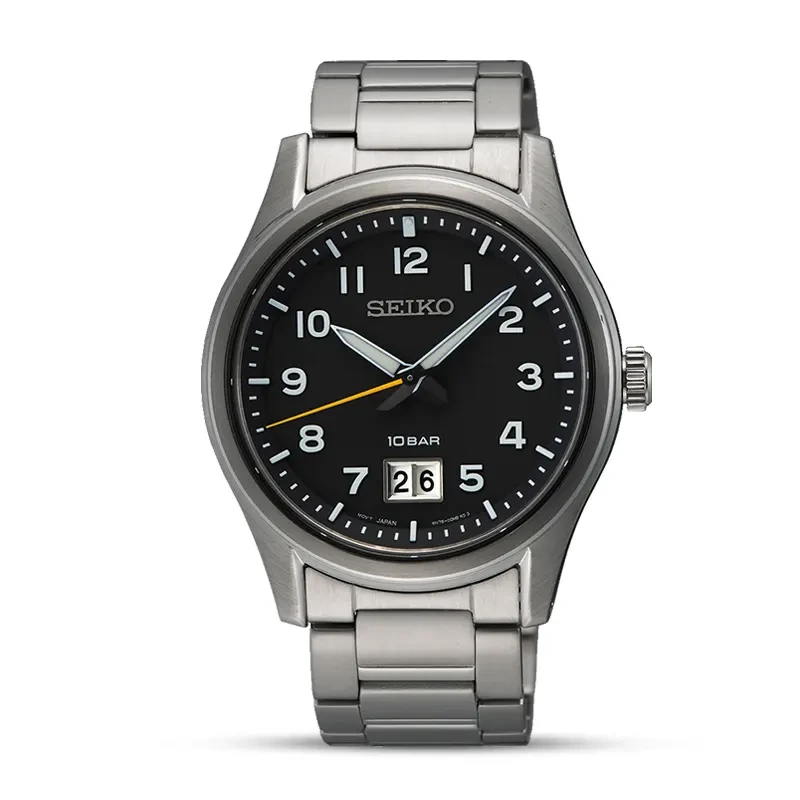 Seiko Essentials Classic Black Dial Men's Watch | SUR569P1