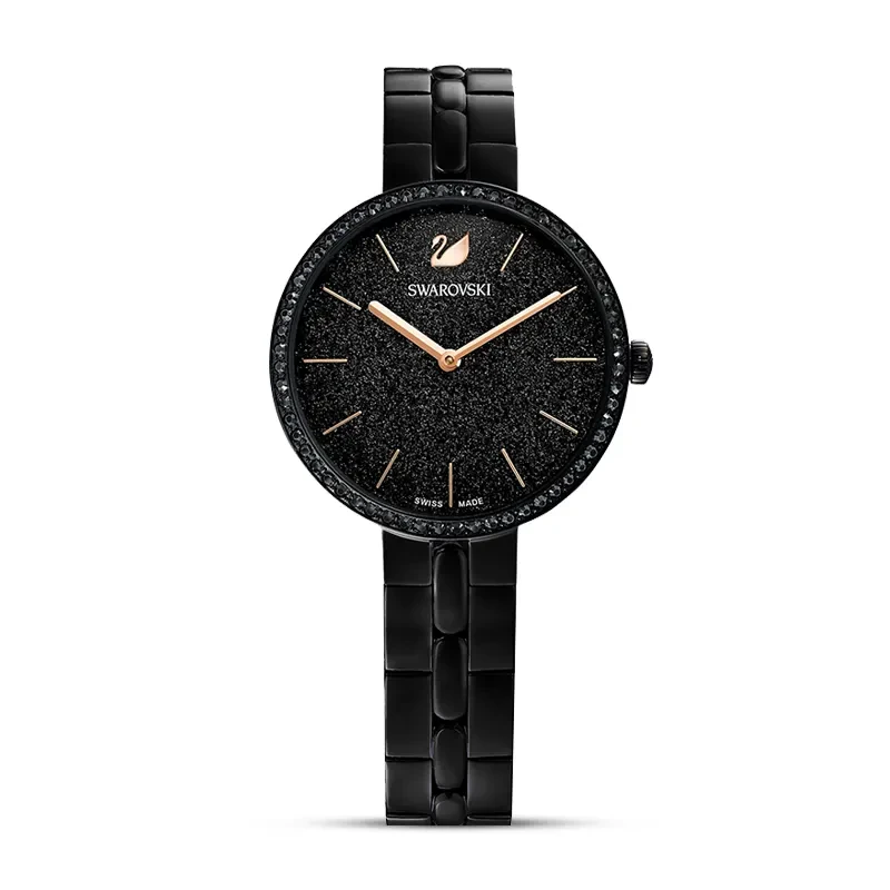 Swarovski Cosmopolitan Black Dial Ladies Watch | 5547646