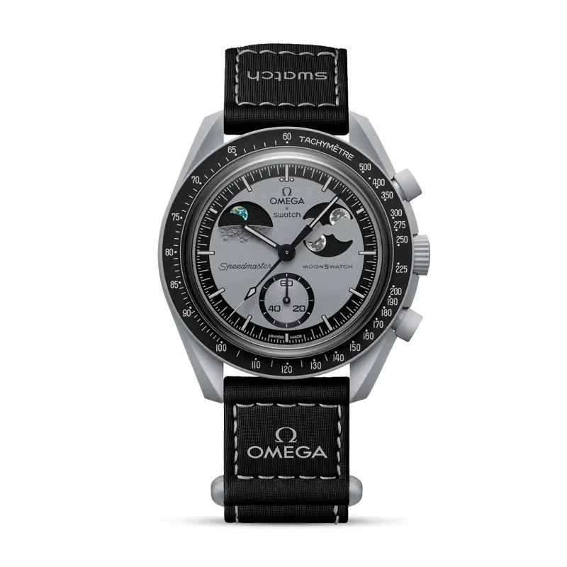 Omega x Swatch Mission to Earthphase Bioceramic Moonswatch | S033M700